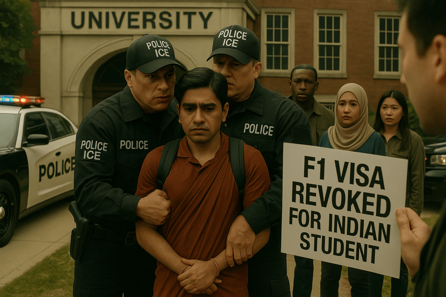 F 1 visa revocations indian students